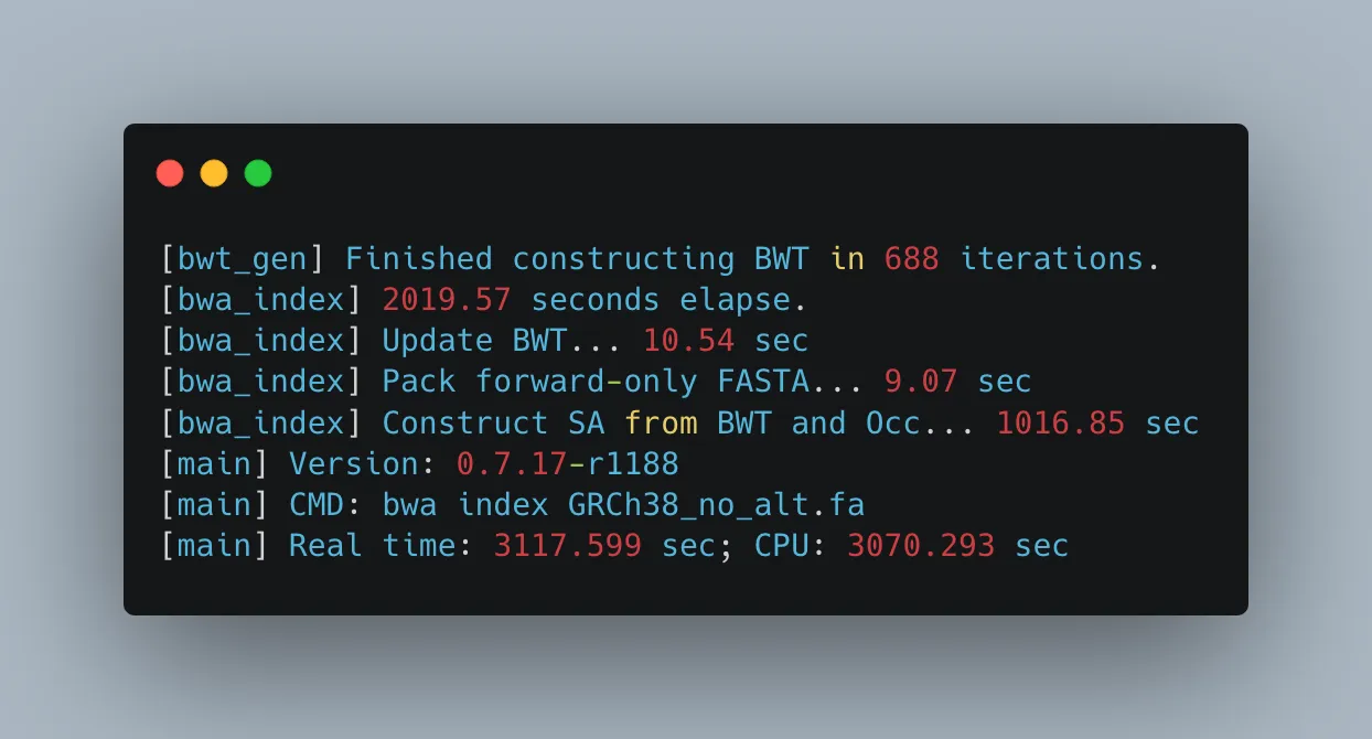 Burrows-Wheeler Transform and constructing SA file